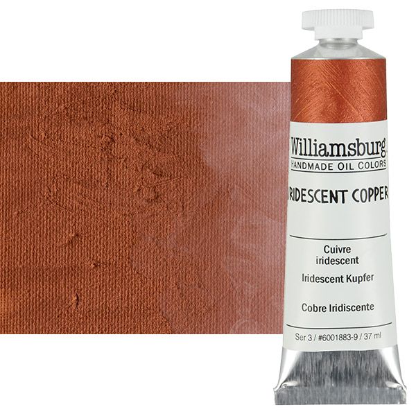 Williamsburg Handmade Oil Paint - Iridescent Copper, 37ml Tube