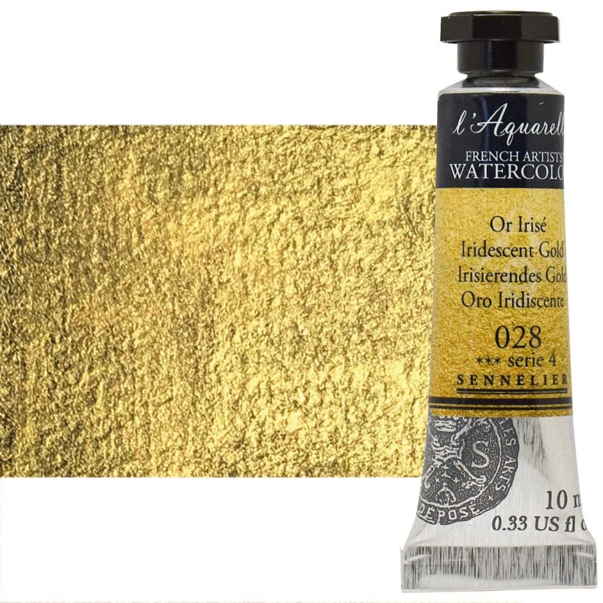 Sennelier French Artists' Watercolor - Iridescent Gold 10 ml