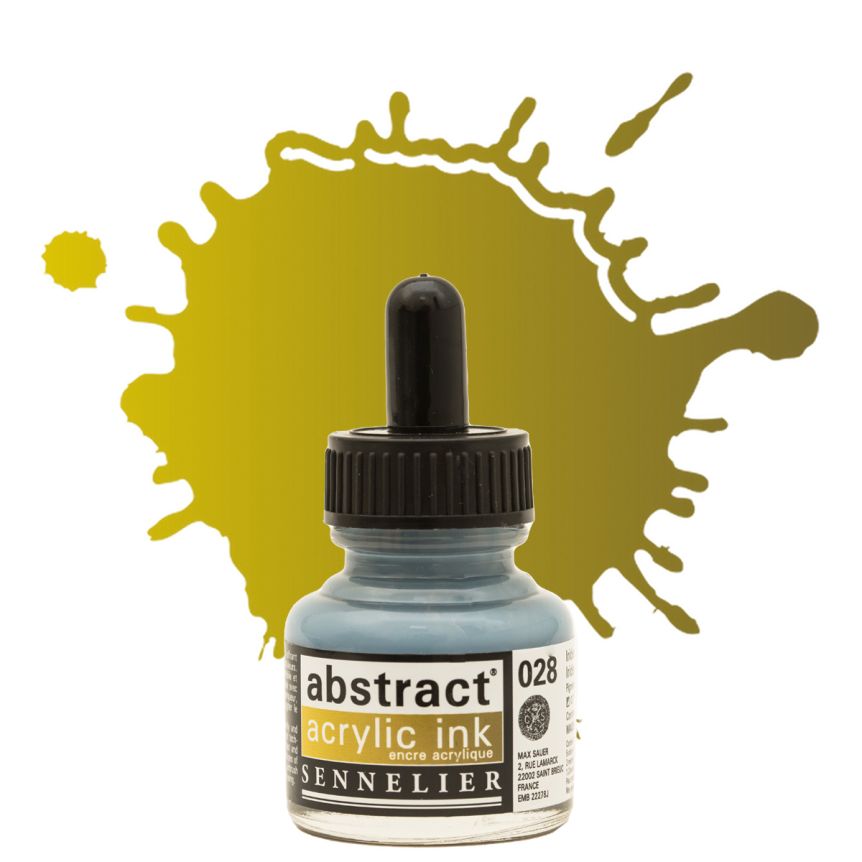 Sennelier Abstract Acrylic Ink - Iridescent Gold, 30ml