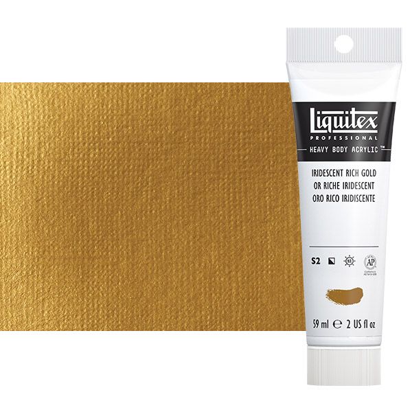 Liquitex Soft Body Acrylic Paint 59ml: Iridescent Rich Gold S2