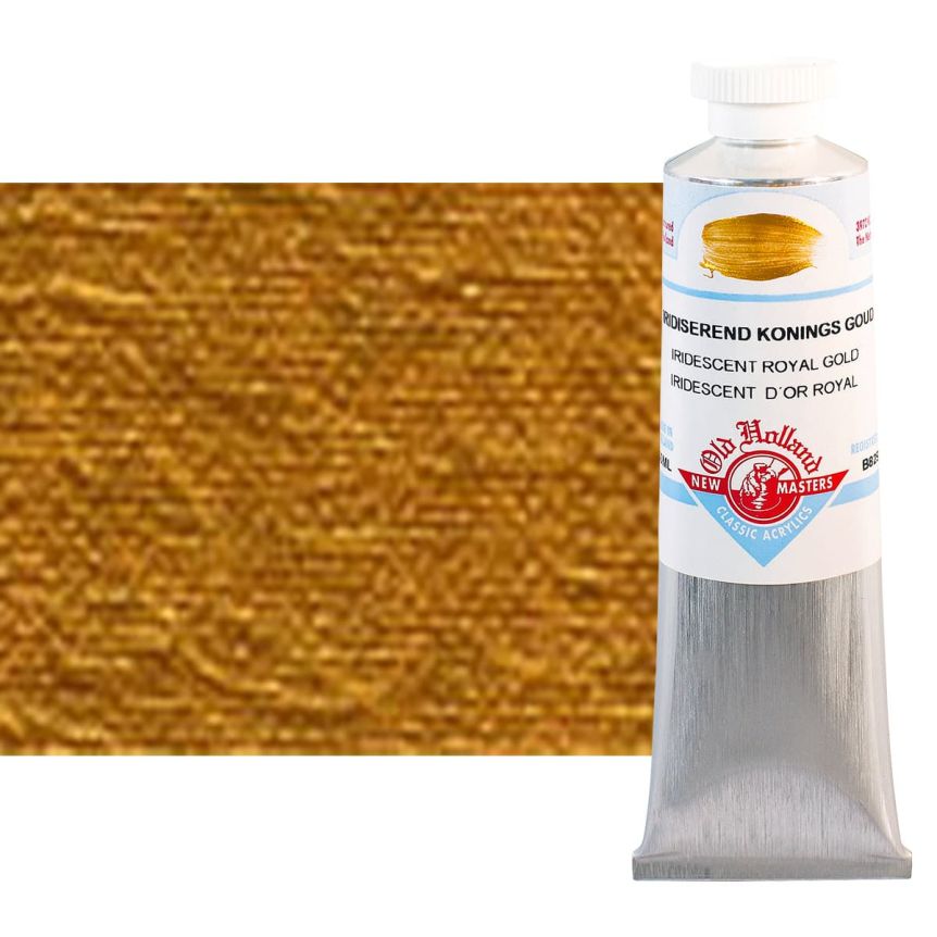 Old Holland New Masters Classic Acrylic Colors Iridescent Royal Gold 60 ml