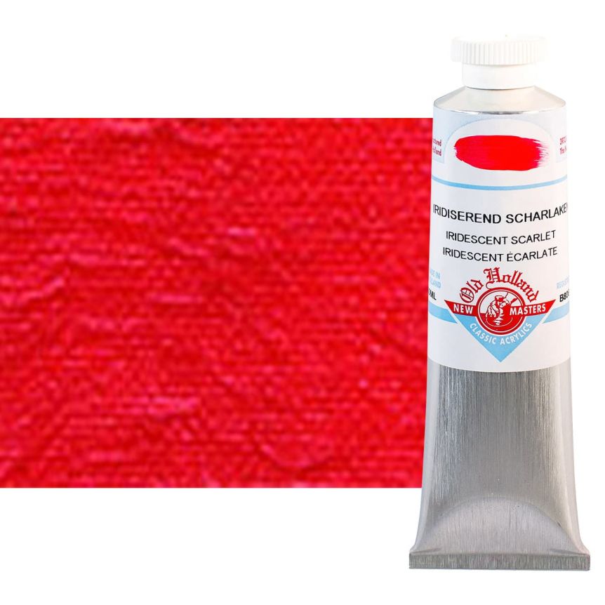 Old Holland New Masters Classic Acrylic Colors Iridescent Scarlet 60 ml