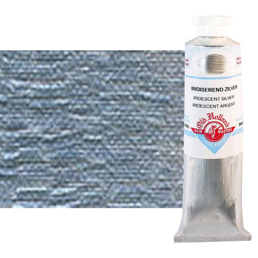 Old Holland New Masters Classic Acrylic Colors Iridescent Silver 60 ml