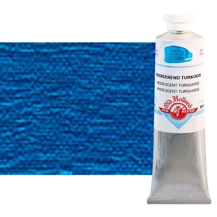 Old Holland New Masters Classic Acrylic Colors Iridescent Turquoise 60 ml