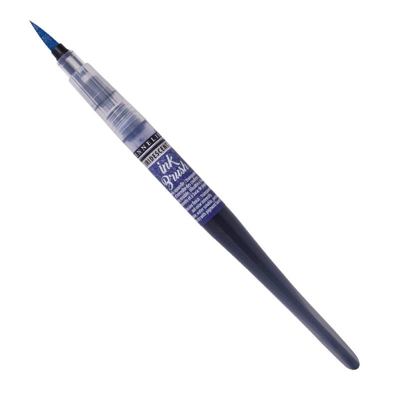 Sennelier Watercolor Ink Brush 6.5ml Iridescent Ultramarine