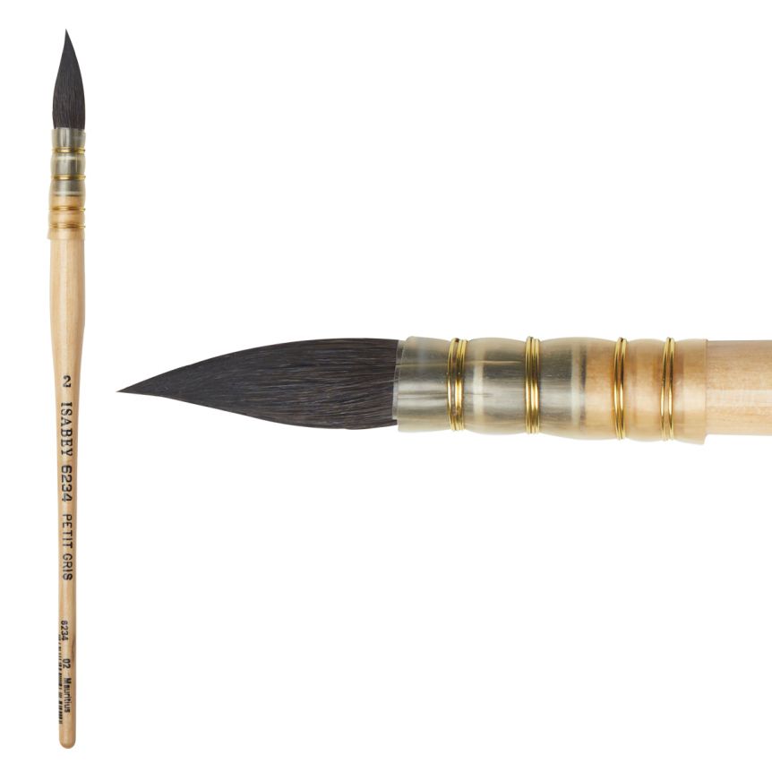 Isabey Brush Series 6234 Siberian Blue Squirrel Quill Mop #2