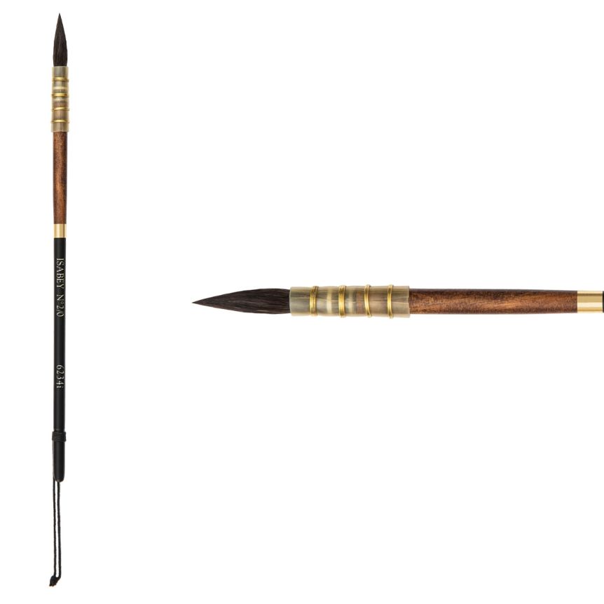 Isabey Vintage Series 6234I Blue Squirrel Quill Mop sz. 2X0