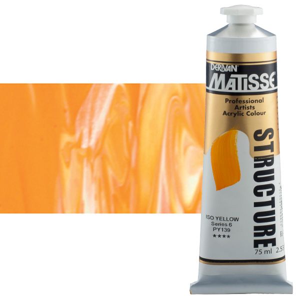 Matisse Structure Acrylic Colors Iso Yellow 75 ml