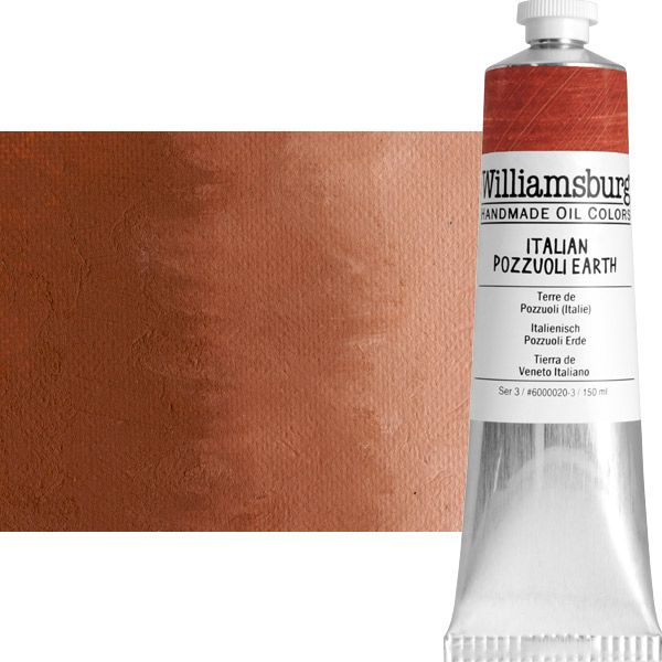 Williamsburg Handmade Oil Paint - Italian Pozzuoli Earth, 150ml Tube