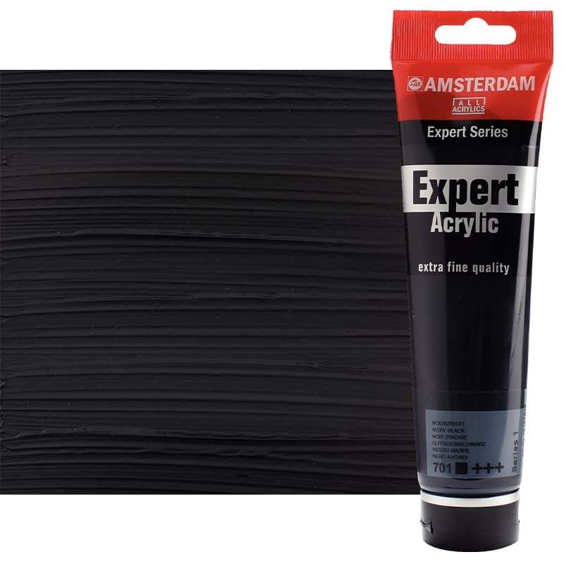 Amsterdam Expert Acrylic Ivory Black 150 ml 