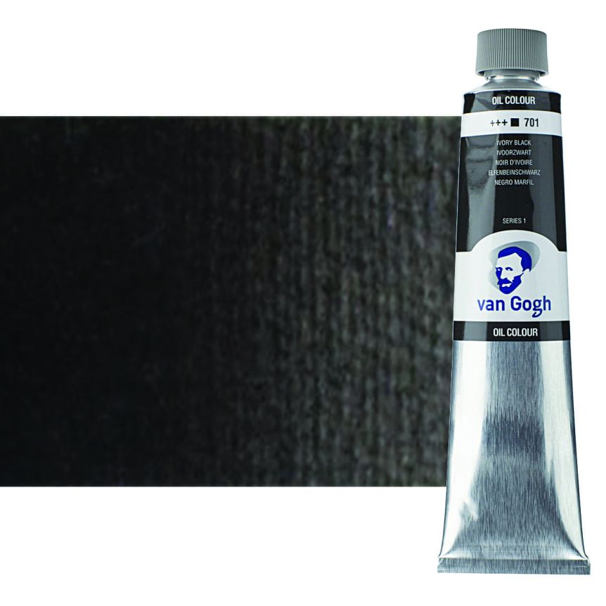Van Gogh Oil Color, Ivory Black 200ml Tube