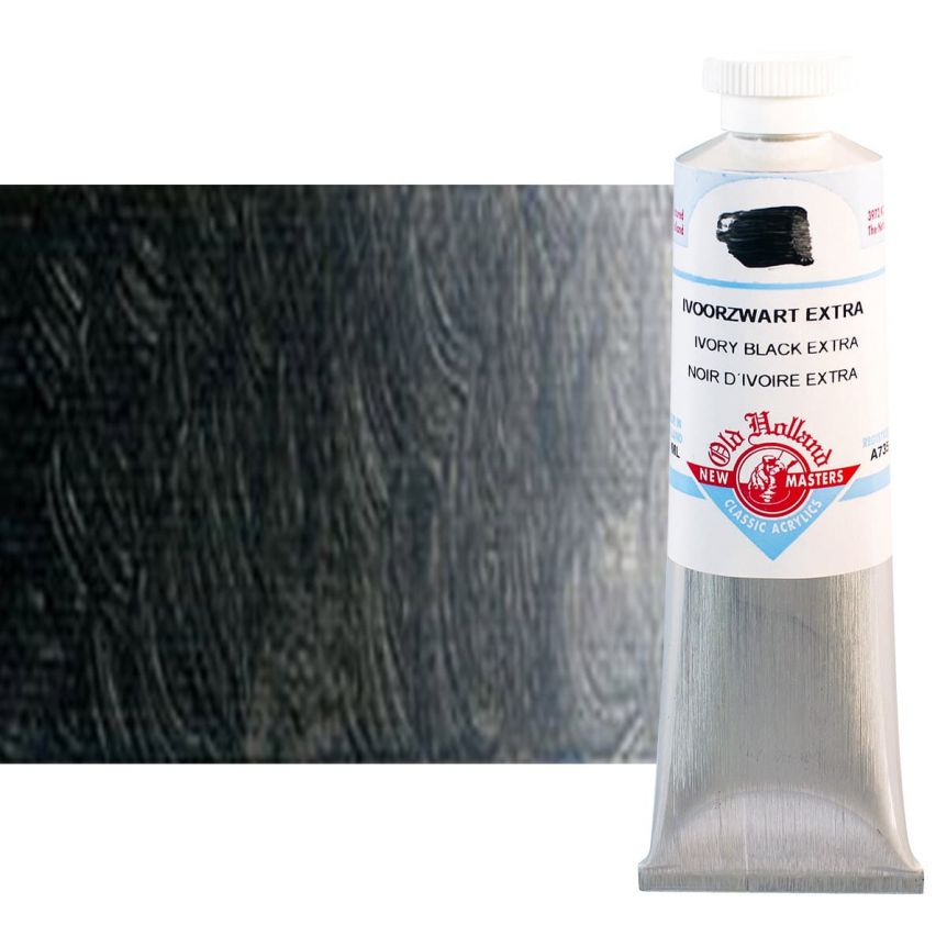 Old Holland New Masters Classic Acrylic Colors Ivory Black Extra 60 ml