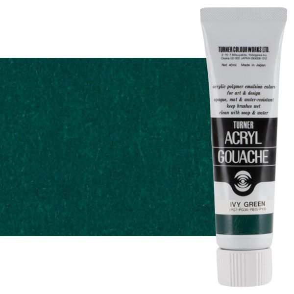 Turner Artist Acryl Gouache - Ivy Green, 40ml