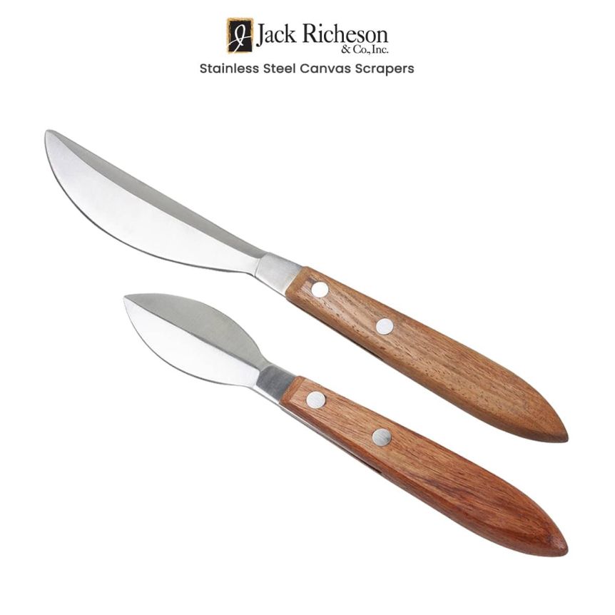 Jack Richeson Stainless Steel Canvas Scrapers