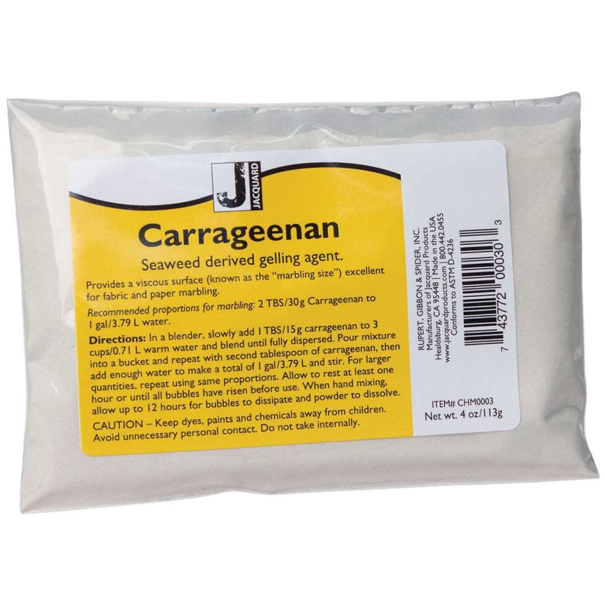 Jacquard Carrageenan Marbling Medium - 4 oz Bag