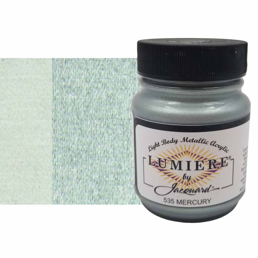 Jacquard Lumiere Fabric Color - Mercury, 2.25oz