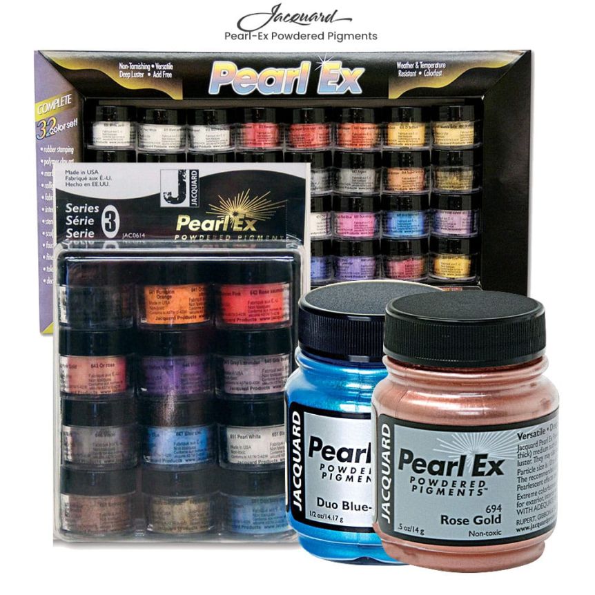 Jacquard Pearl EX Powdered Pigment - Pink Gold .75 oz.