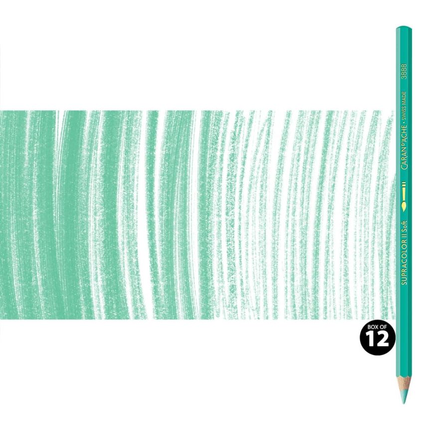 Supracolor II Watercolor Pencils Box of 12 No. 211 - Jade Green