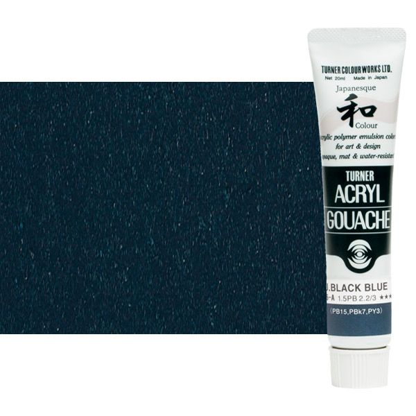 Turner Artist Acryl Gouache - Japanesque Black Blue, 20ml