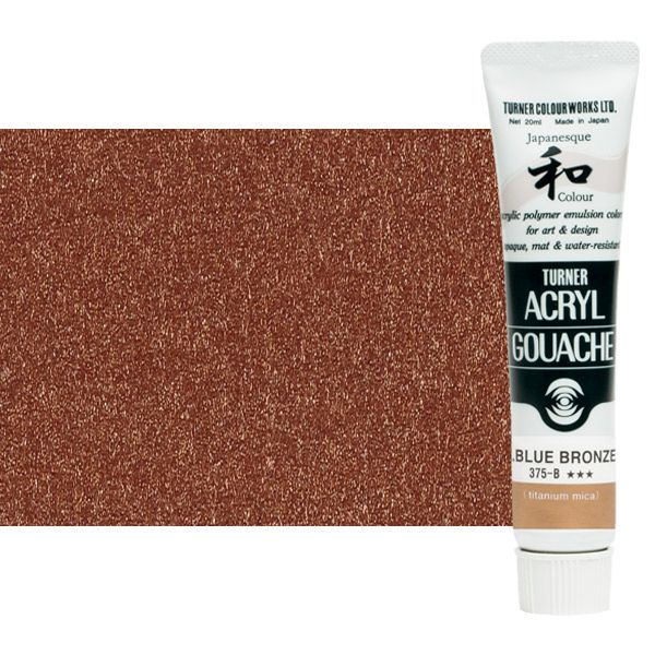 Turner Artist Acryl Gouache - Japanesque Blue Bronze (Metallic), 20ml