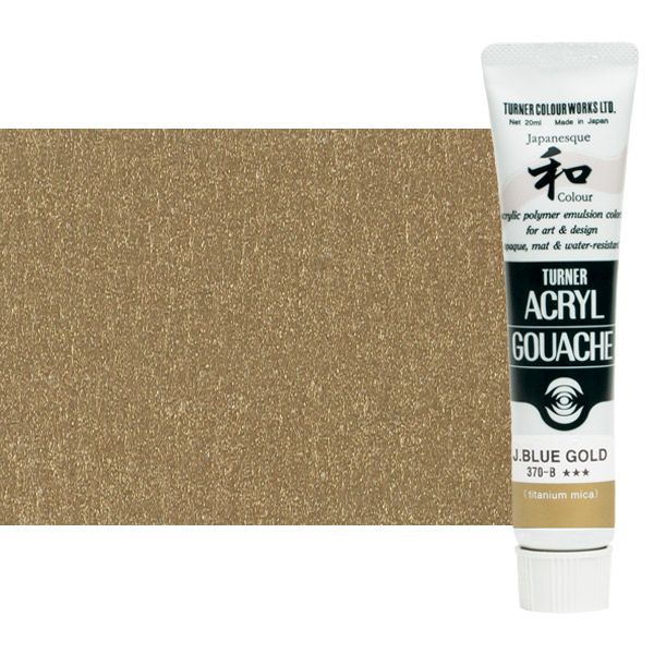 Turner Artist Acryl Gouache - Japanesque Blue Gold (Metallic), 20ml