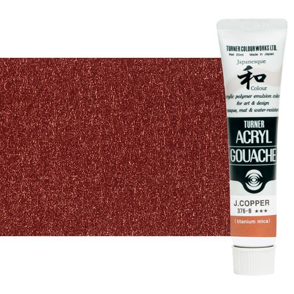 Turner Artist Acryl Gouache - Japanesque Copper (Metallic), 20ml