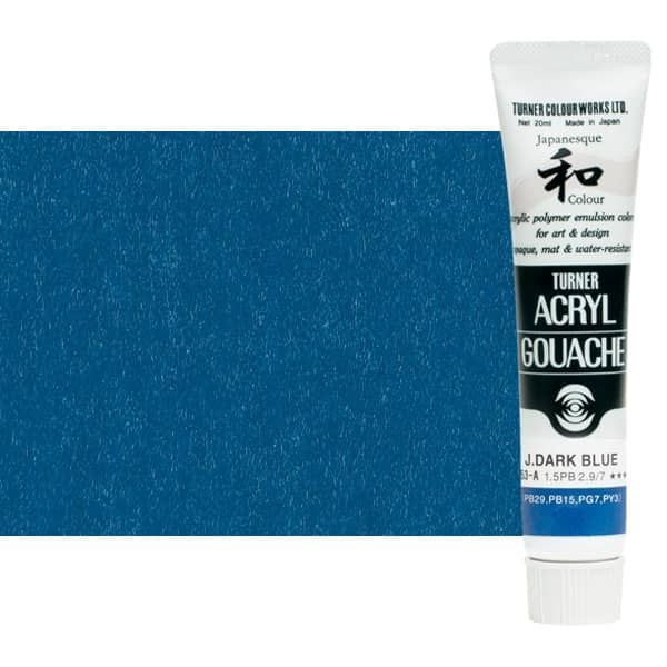 Turner Acryl Gouache Japanesque Dark Blue 20ml