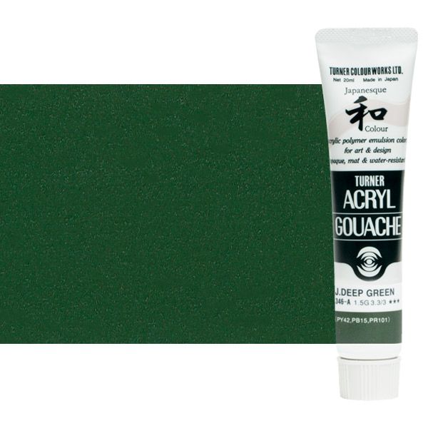 Turner Artist Acryl Gouache - Japanesque Deep Green, 20ml