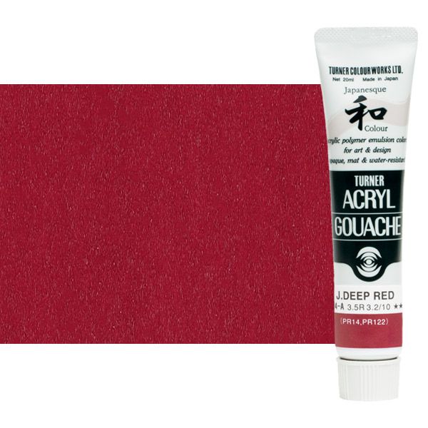 Turner Artist Acryl Gouache - Japanesque Deep Red, 20ml