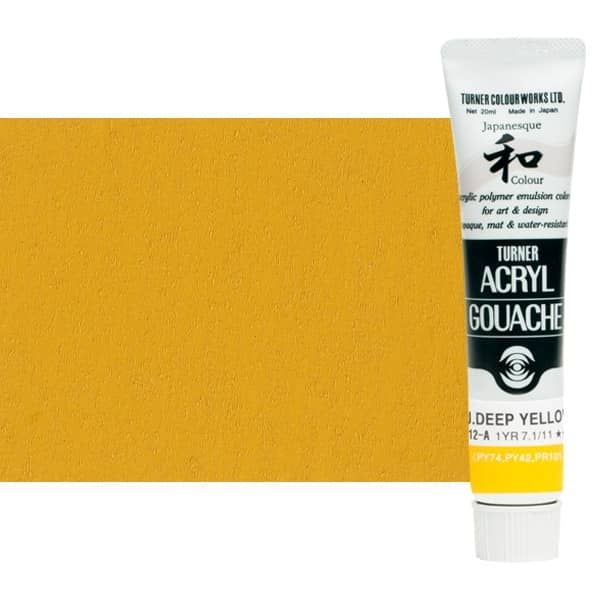 Turner Acryl Gouache Japanesque Deep Yellow 20ml