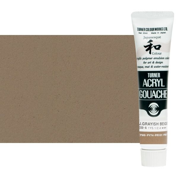 Turner Acryl Gouache Japanesque Grayish Beige 20ml