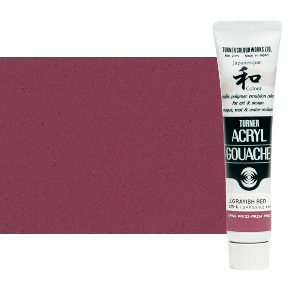 Turner Artist Acryl Gouache - Japanesque Grayish Red, 20ml
