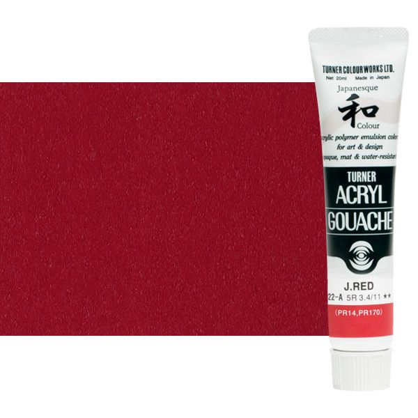 Turner Artist Acryl Gouache - Japanesque Red, 20ml
