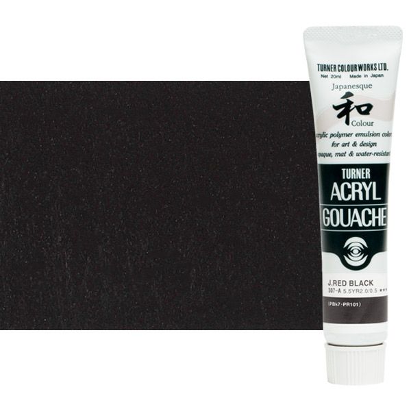 Turner Artist Acryl Gouache - Japanesque Red Black, 20ml