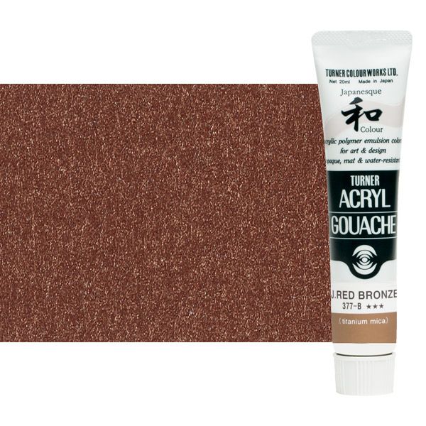 Turner Artist Acryl Gouache - Japanesque Red Bronze (Metallic), 20ml