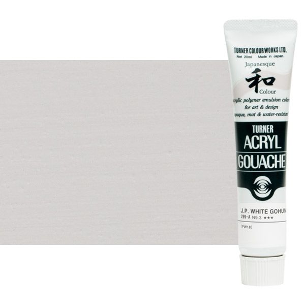 Turner Artist Acryl Gouache - Japanesque White Gohun, 20ml