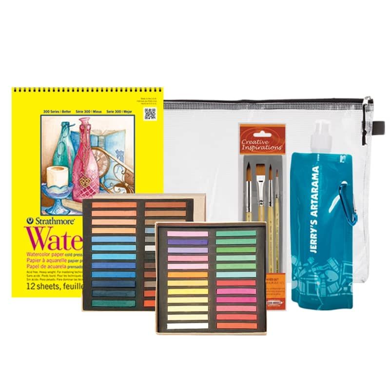 Travel watercolor set  Watercolor supplies, Travel art kit