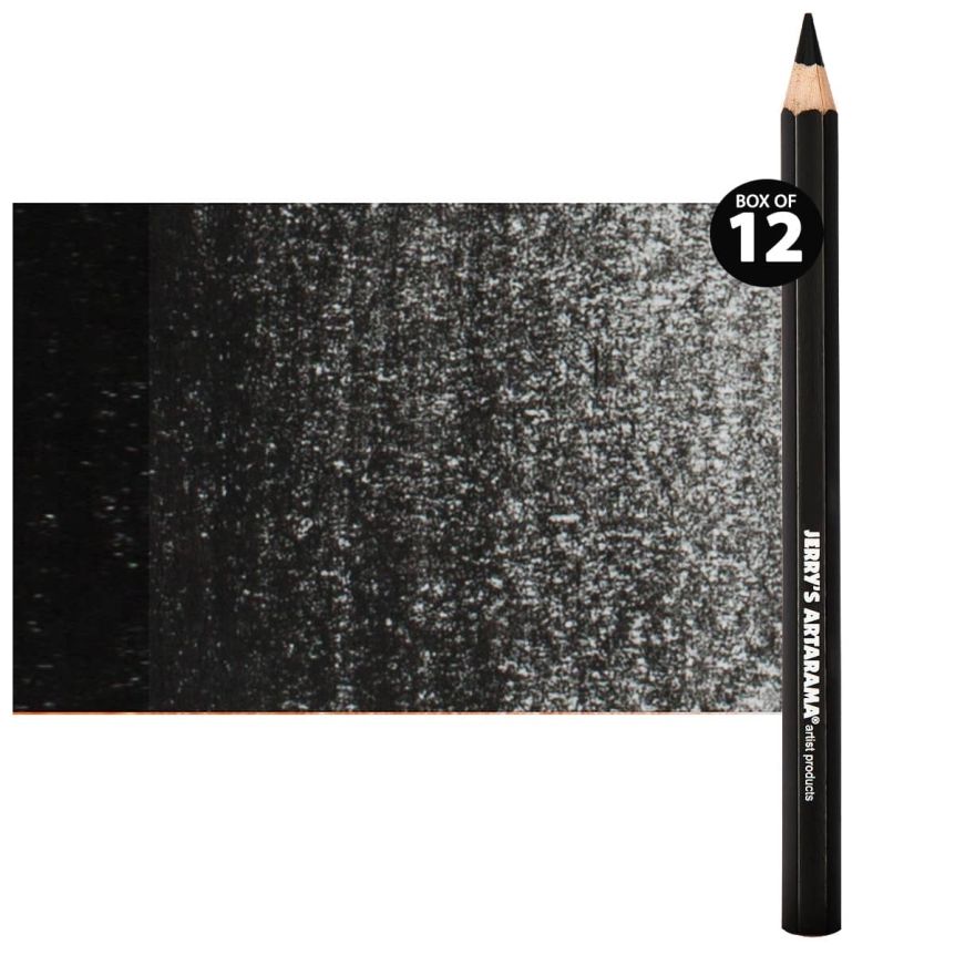 Wrapped Charcoal Pencil hard (pack of 12)