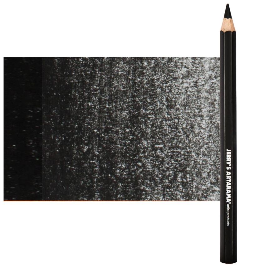 Jerry's Jumbo Jet Charcoal Pencil, Black 5.5mm lead