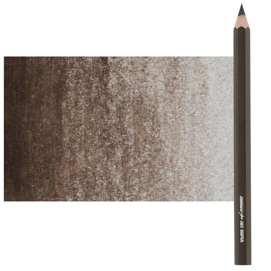 Jerry's Jumbo Jet Charcoal Pencil, Sepia 5.5mm lead