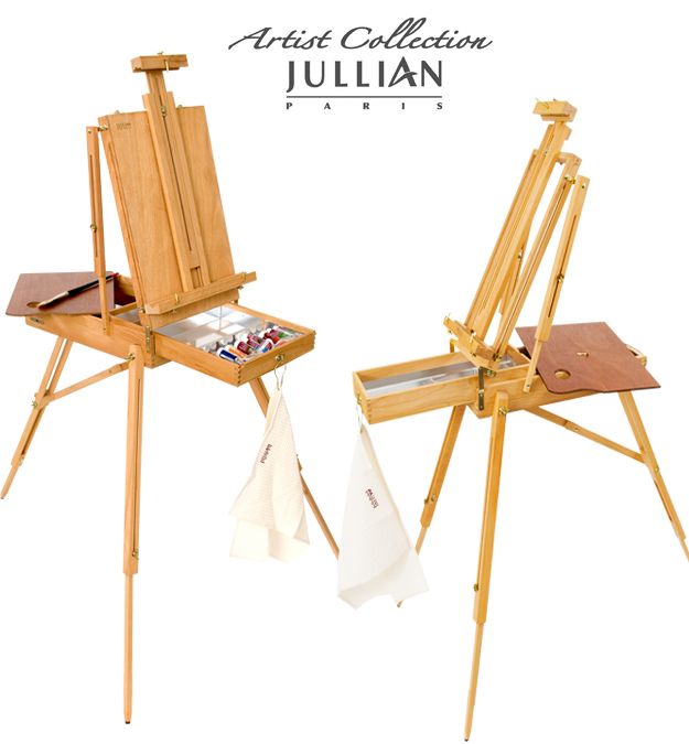 Falling in Art Beechwood 25 Tabletop Easel Display Stand for Painting -  Holding Canvas Up to 22 1/2 Inches High, A-Frame Artist Tripod with Rubber