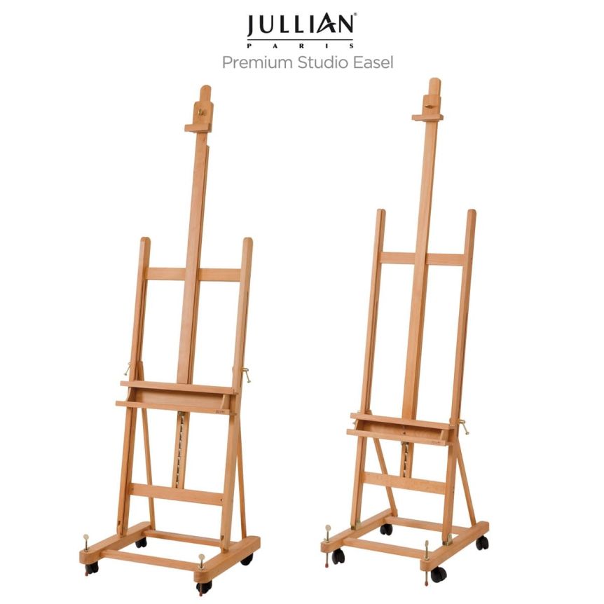 Jullian Premium Studio Easel Large Beechwood