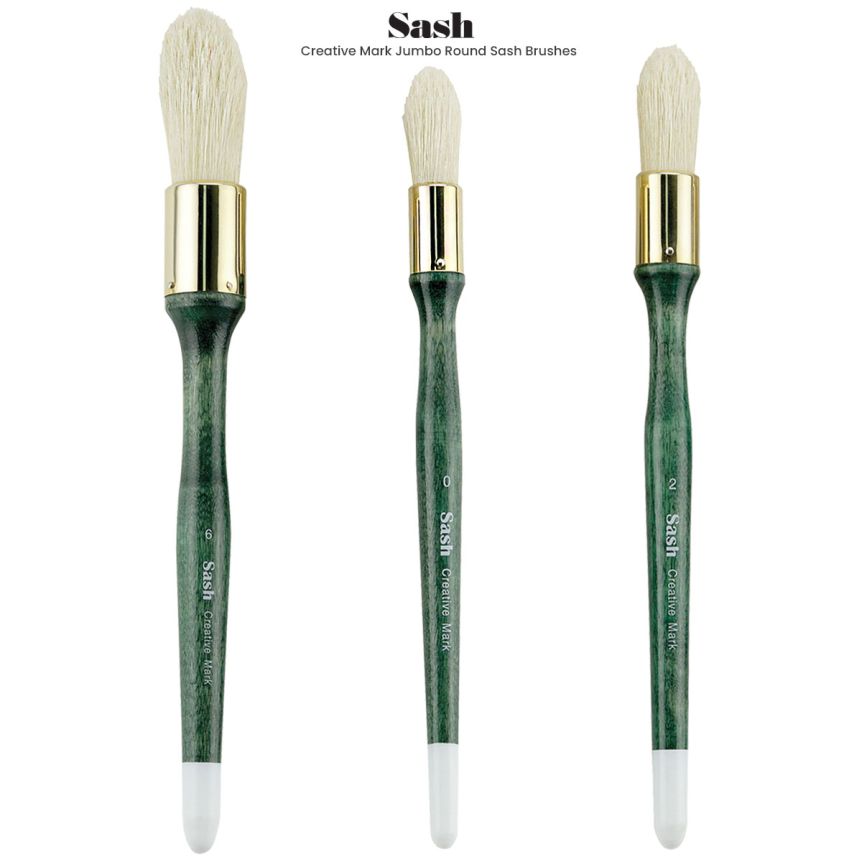 Creative Mark Jumbo Round Sash Brushes