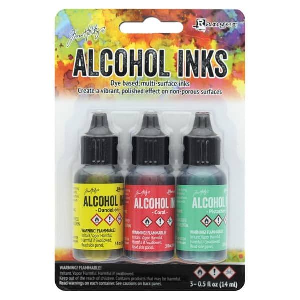 3Pk Holtz Alcohol Ink 1/2oz Key West Color Kit