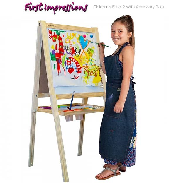 First Impressions Children's Easel 2 With Accessory Pack