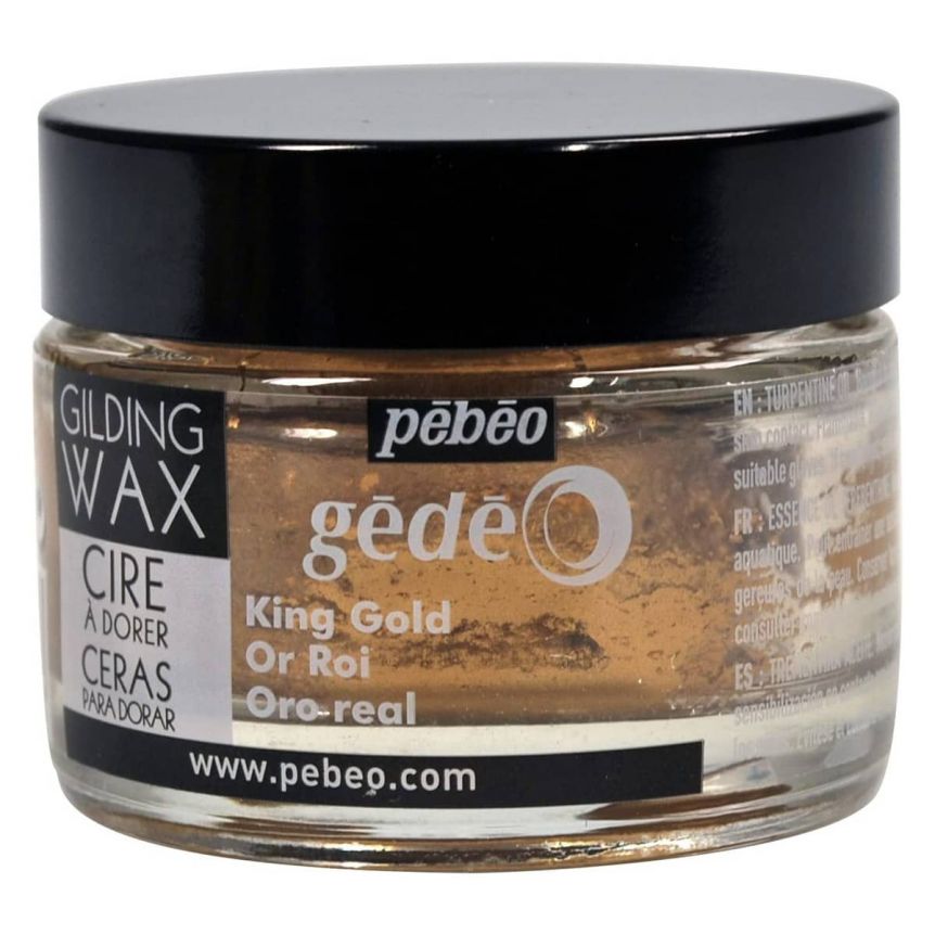 Pebeo Gedeo Gilding Wax - King Gold, 30ml