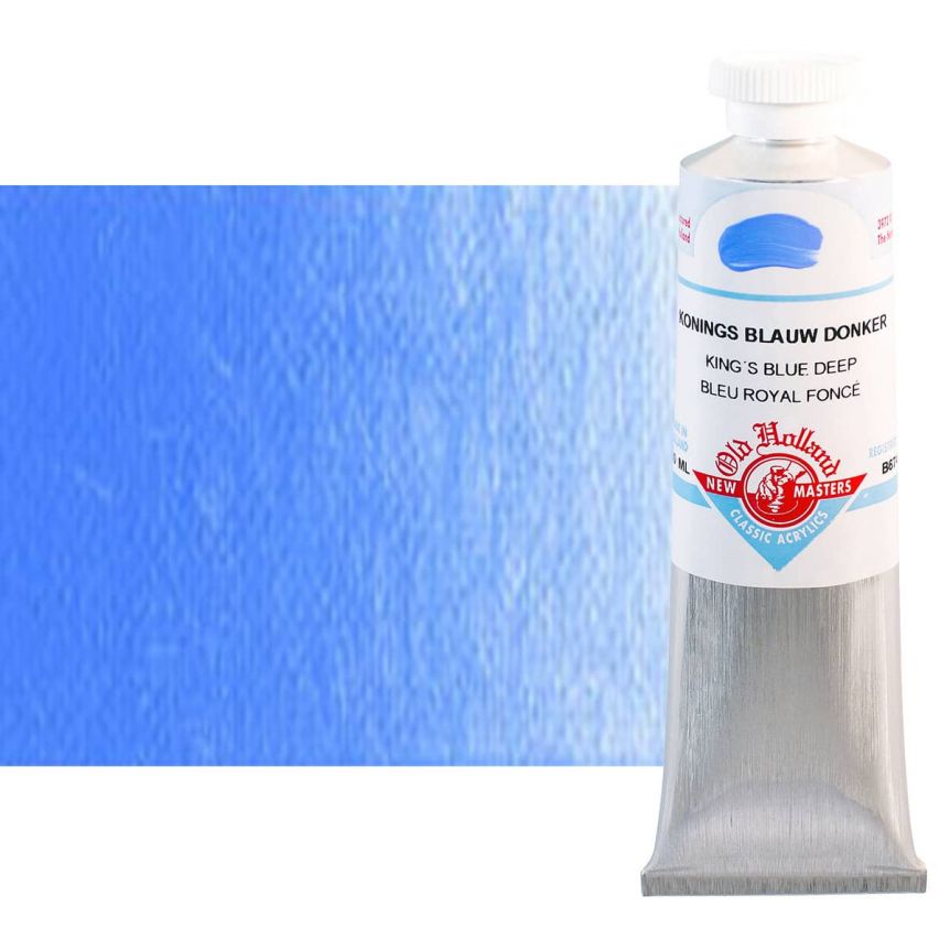Old Holland New Masters Classic Acrylic Colors King's Blue Deep 60 ml