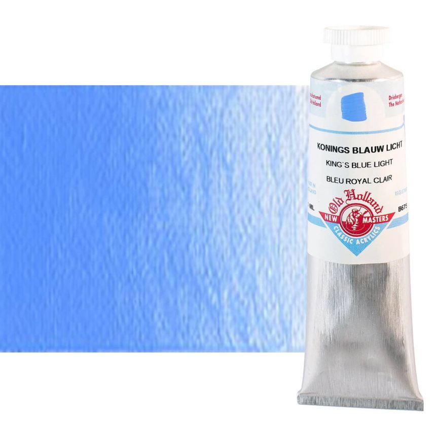 Old Holland New Masters Classic Acrylic Colors King's Blue Light 60 ml