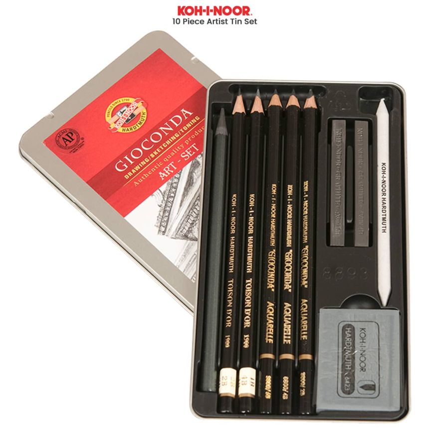 Special Graphite Drawing Set w/ Cezanne Graphite Pencils, Sketchbooks &  Drawing Powder