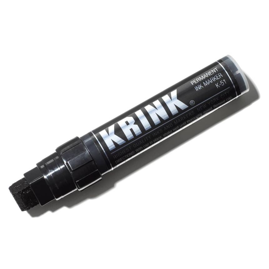Krink K-51 Permanent Dye-Based Ink Marker 15 mm Black